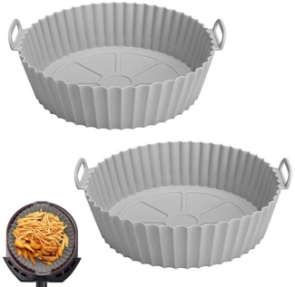FELIXLEO Obstkuchenform Silikonform 2STK Air Fryer Silikon Backblech Wiederverwendbarer, (2-tlg)