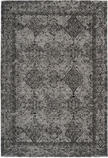 Kayoom Teppich Iglesia 300 Grau / Schwarz 160cm x 230cm