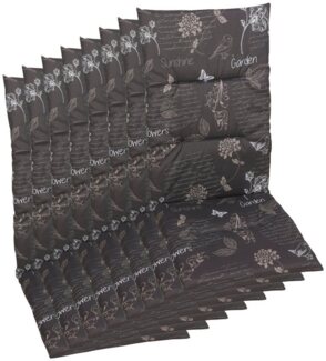 GO-DE Hochlehnerauflage Amalfi, (Set, 8 St), 118x48 cm