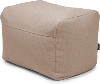 Sitzsack ‘Pouf Plus 70‘, Bezugstoff - Dunes, 100% Olefin, Cacao, 45x60x70 cm cm.