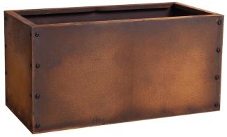Hochbeet Pflanzbeet Edelrost 80x40x40 cm Pflanzkasten Blumenkasten Blumenbeet