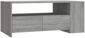 vidaXL Couchtisch Grau Sonoma 102x55x42 cm Holzwerkstoff 816935