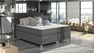 Amadeo 160X200, Boxspring Bett, Dunkelgrau