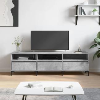 vidaXL TV-Schrank Betongrau 150x30x44,5 cm Holzwerkstoff 831288