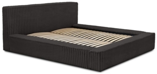 Polsterbett Doppelbett TULSA 180x200cm in Stoff Vito Anthrazit