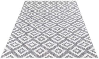 Carpet City Outdoorteppich Outdoor 461, rechteckig, Höhe: 5 mm, Läufer, wetterfest, Flachgewebe, quadratisch, In- & Outdoor, Raute