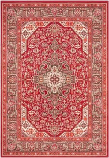 NOURISTAN Teppich Orientalischer Kurzflor Teppich Skazar Isfahan Orientrot, rechteckig, Höhe: 9 mm