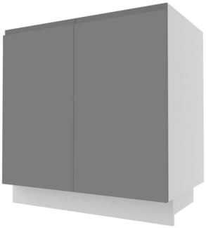 Küchenunterschrank AVELLINO 80x50x82cm 2-türig grifflos Farbe wählbar (AV-D11/80)