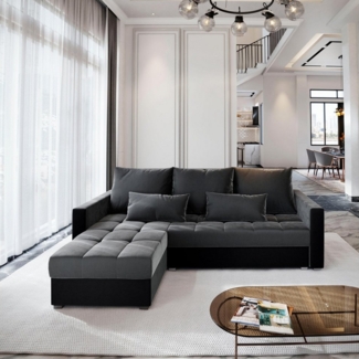 Masseno Ecksofa KOS PIK mit Schlaffunktion L-Form, Sofa mit Bettkasten