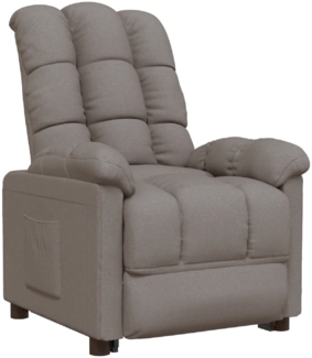 vidaXL Relaxsessel Taupe Stoff [289804]