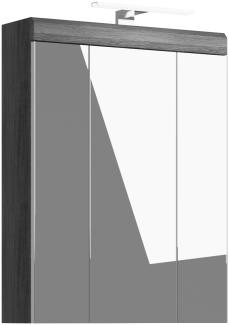 Spiegelschrank >Sandusky< in rauchsilber/spiegelglas - 60x79x18cm (BxHxT)