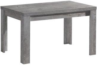 Kulissentisch >Monzi< (ausziehbar) in beton - 120x78x80cm (BxHxT)