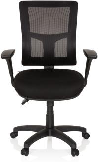 hjh OFFICE Profi Chefsessel IMPACT PRO Stoff/Netzstoff Schwarz