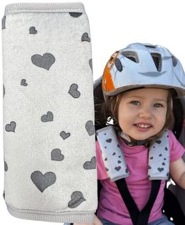 HECKBO Schlafkissen 2x Baby Kinderwagen Trageschale Auto Gurtschutz Gurtpolster für Hals