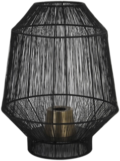 Tischleuchte Lampe VITORA von Light & Living Ø37x46 cm Matt Schwarz
