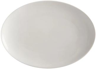 Maxwell & Williams ROUND Platte oval, 30 x 22 cm / White Basics / Servierplatte