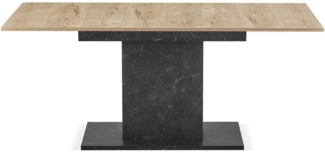 B&D home Esstisch MARA, Metall oder Holzgestell, ausziehbar 120-160cm, 4-6 Personen