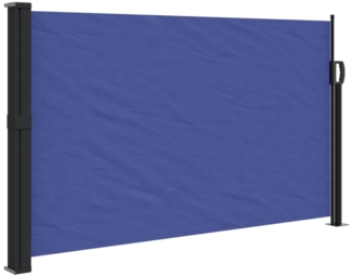 vidaXL Seitenmarkise Ausziehbar Blau 120x500 cm 4004401
