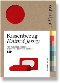 Schlafgut Kissenbezug Pure flexibler Kissenbezug für Nackenstützkissen, (1 Stück), Bio-Baumwolle mit Elasthan, mit Gummizug, bügelfrei