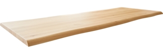 Esstischplatte Edge 260x100 cm Eiche Natur Live-Edge