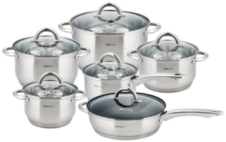 Kinghoff Kinghoff Jumbo-Silbertöpfe 12 Stück KH4450