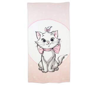 Disney Strandtuch Disney Aristocats Marie die Katze Badetuch XL 70x140 cm, 100% baumwolle