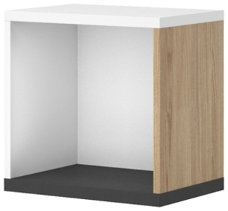 Wandregal Imola Wandboard 40cm weiß graphit Salisbury Eiche