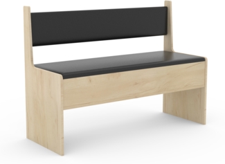 VCM Essgruppe Esal 918351 Anthrazit / Honig-Eiche H. 80 x B. 110 x T. 42 cm