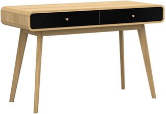Schreibtisch >Janne< 2 Schubladen, in Eiche - 120x79x50cm (BxHxT)