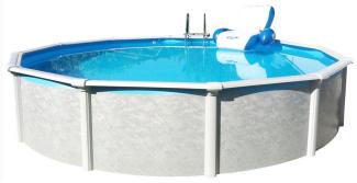 Steinbach Stahlwand Swimming Pool Set "Grande rund", 549x135 cm