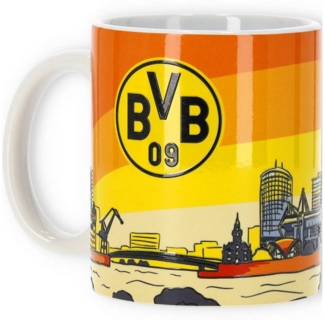 BVB MERCHANDISING Tasse BVB Tasse Skyline bunt, Keramik