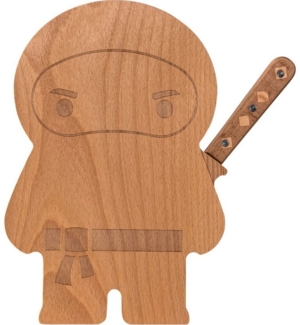 OTOTO Ninja Board Schneidbrett mit Messer