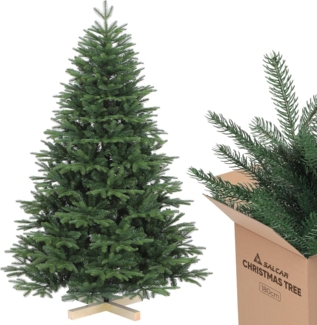 SALCAR Weihnachtsbaum künstlich 180 cm mit Holzständer