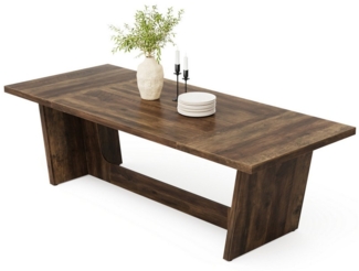 Tribesigns Esstisch Küchentisch für 6–8 Personen, 180 x 79 x 75 cm, Rechteckiger Esstisch