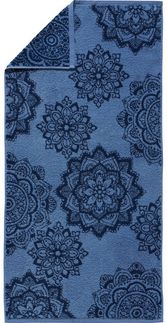 Erwin Müller Duschtuch Duschtuch "Mandala" 2er-Pack, Frottier, Walk-Frottier Motiv