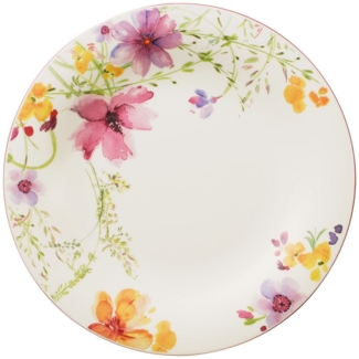 Villeroy & Boch Speiseteller Mariefleur Basic, Spülmaschinengeeignet, Mehrfarbig, Motiv: Blumen