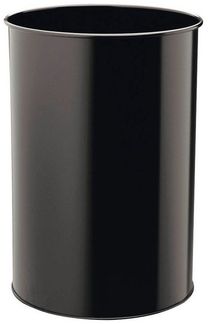 Durable Papierkorb Metall rund 30l schwarz