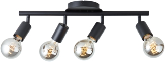 Brilliant AG Leuchten 99683-06 Tiffany Deckenspot 4-flammig schwarz