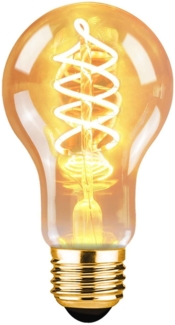 ZMH 1er-Pack E27 Vintage-LED-Glühbirnen: Warmweiße Glühlampe A60 2200 K Edison Retro 4 W Dekorative antike Energiesparbeleuchtung