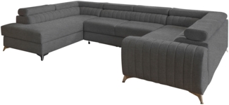Louis, Ecksofa, Eckcouch, Grau