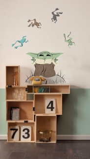 Komar Wandtattoo Star Wars The Mandalorian Grogu Enchanted Frogs (1 St), Künstler: Disney, 50 x 70 cm (Breite x Höhe) - Kinderzimmer, Wandsticker
