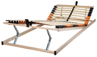 Madera Medifix K+F – 7-Zonen-Lattenrost, mit Kopf- und Fußteilverstellung, Holm durchgehend, Variante: Fertig montiert, Größe: 110x200 cm