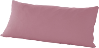 Mako Kissenbezug Feinjersey 40 x 80 cm rosenholz