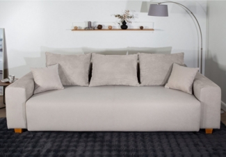 COLLECTION AB Schlafsofa Yves, Liegefläche (B/T): 142/194 cm, inkl. Bettfunktion, Bettkasten, Federkern & Zierkissen