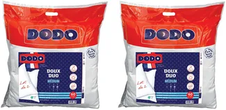 DODO - DOUX DUO Kopfkissen Stoff Weiß - B 60 cm x H 20 cm x L 60 cm