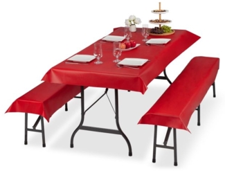 6x Bierzeltgarnitur Auflage rot 10035264