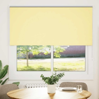 vidaXL Verdunkelungsrollo Gelb 165x175cm Stoffbreite 161,6cm Polyester 4012077
