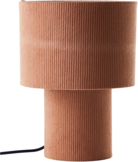 LeGer Home by Lena Gercke Tischleuchte Kathleen Cordleuchte, ohne Leuchtmittel, Cordstoff, H 30 cm, Ø 23 cm, E27, Cord, Stoffleuchte, Tischlampe