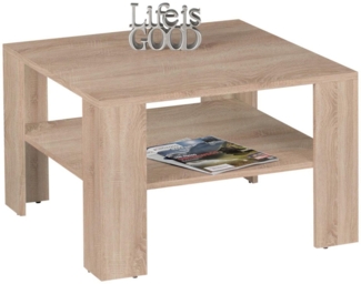 Couchtisch >Randy< in Sonoma-Eiche - 70x44x70cm (BxHxT)