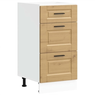 vidaXL Küchenunterschrank Porto Artisan-Eiche Holzwerkstoff 854229